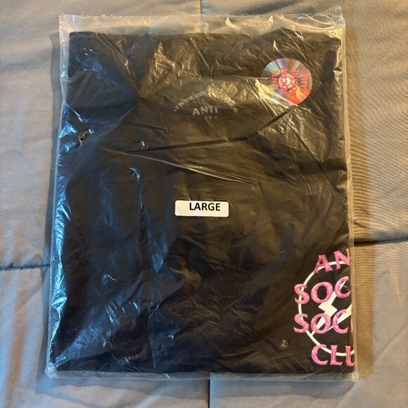Anti Social Social Club x Fragment Precious Petals Tee (FW22) Black Pink - Picture 2 of 2